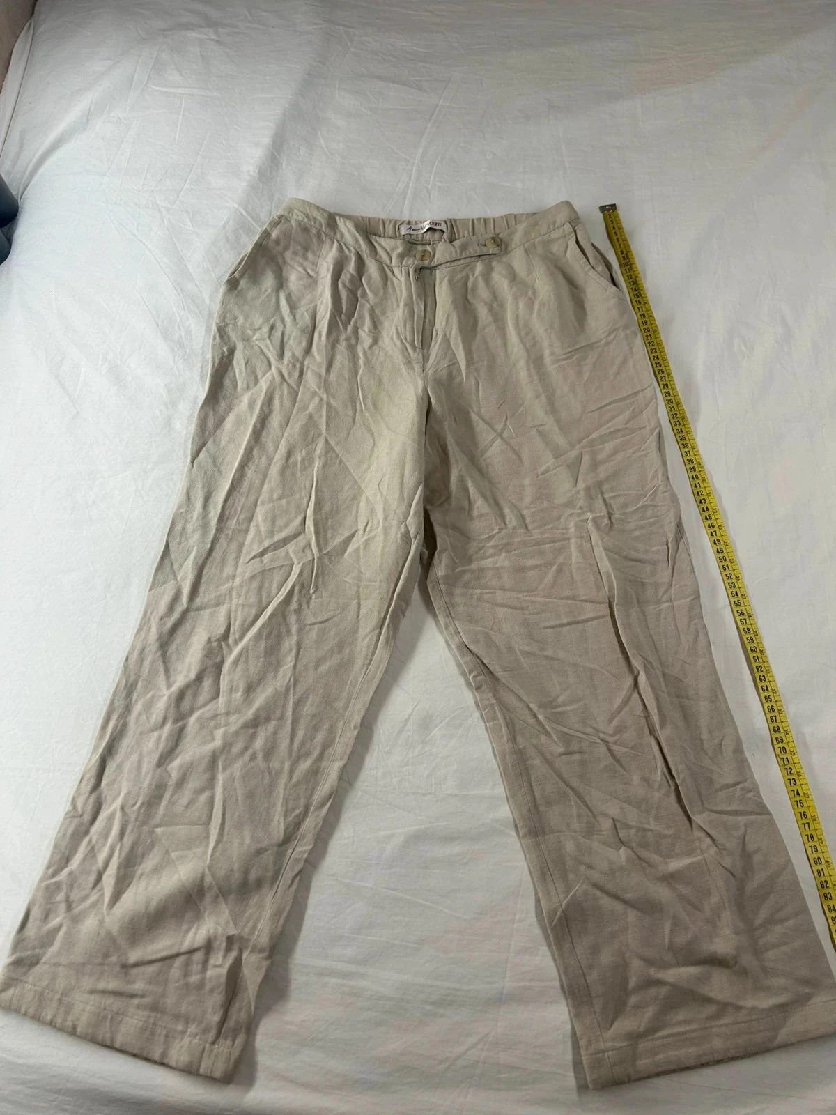 Pantalon beige crème Anne weyburn